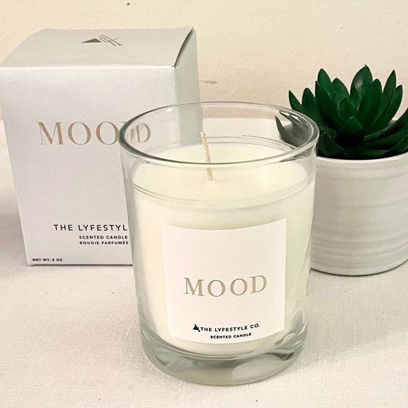 The Lyfestyle Co Other - The Lyfestyle Co Mood Candle New 8 oz Infused with hints of jasmine and amber